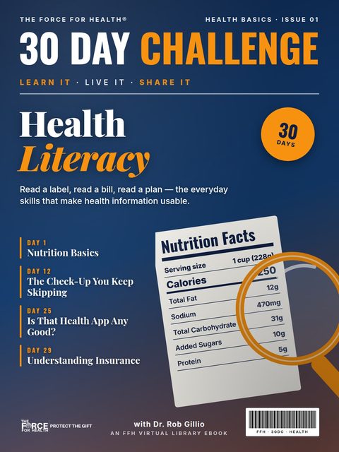 30 Day Health Literacy Challenge cover