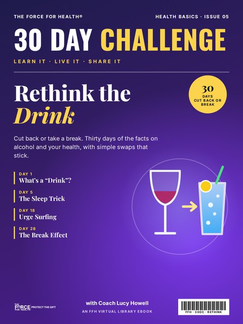 30 Days to Rethink the Drink cover