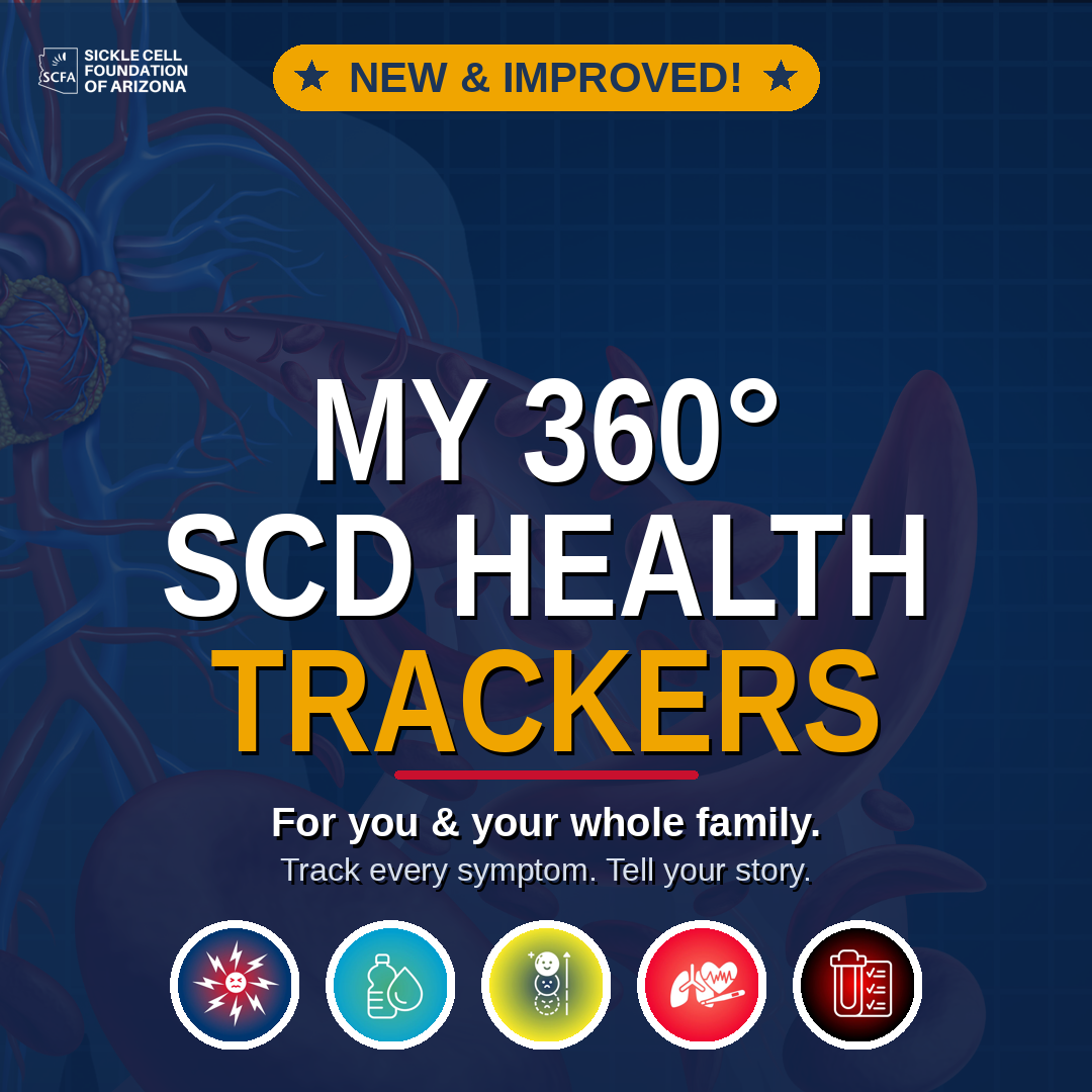 My 360° SCD Health Trackers — new & improved, for you and your whole family