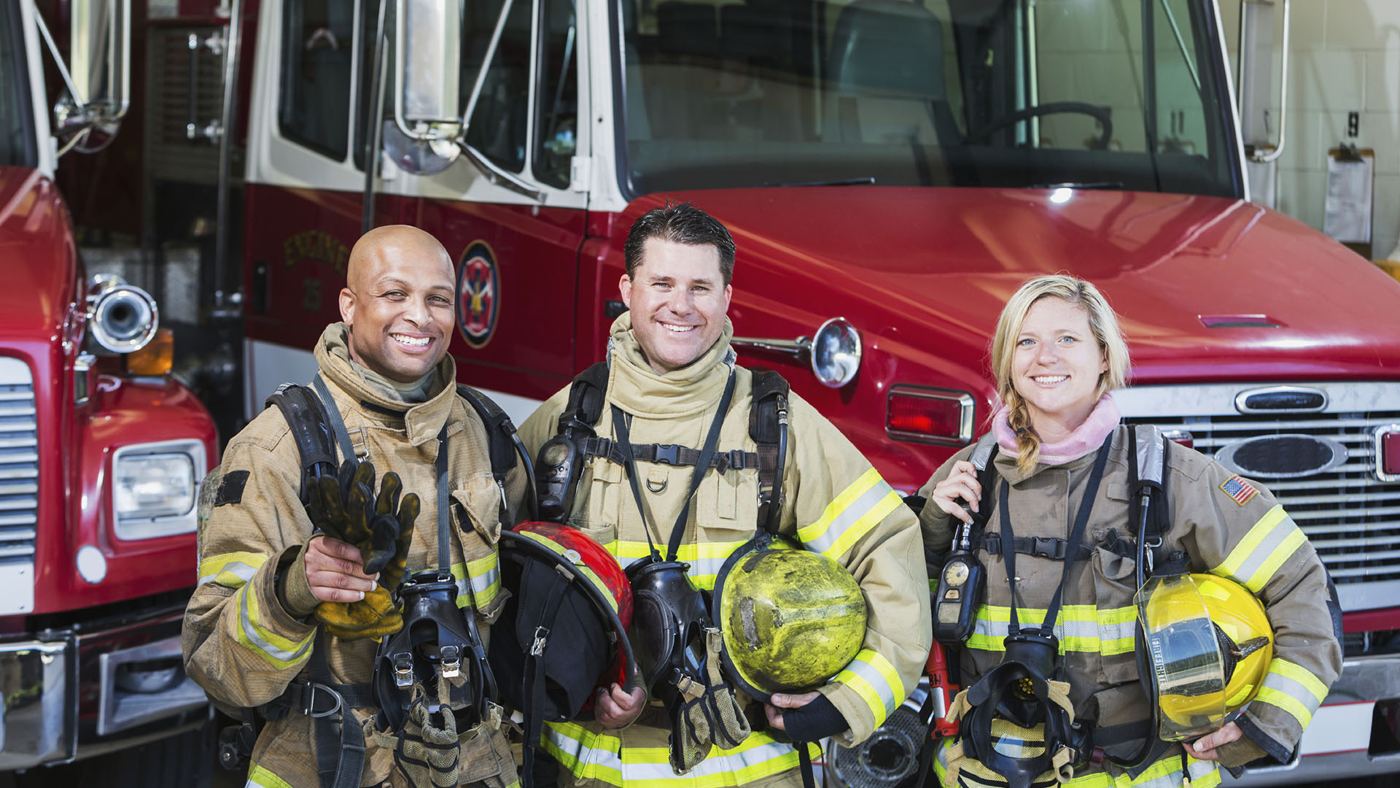 firefighters truck